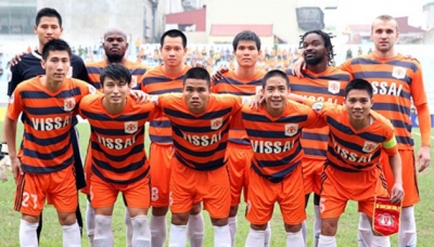 Đội hình V.Ninh Bình ở mùa giải 2014.
